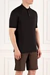 Kiton Сіре поло з бавовни Essential Classic з трьома гудзиками - 100% бавовна. гудзики. Країна виробник: Італія. Догляд: спеціалізоване чищення - фото 3
