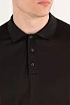 Kiton Сіре поло з бавовни Essential Classic з трьома гудзиками - 100% бавовна. гудзики. Країна виробник: Італія. Догляд: спеціалізоване чищення - фото 5