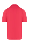 Men's pink button-up polo Kiton - 100% cotton. Country of manufacture: Italy. Care: specialized cleaning - photo 6