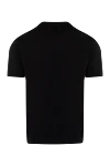 Men's black cotton T-shirt Kiton - brand slogan. 100% cotton. Country of manufacture: Italy. Care: specialized cleaning - photo 6