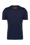 Kiton Blue men's T-shirt made of cotton - 100% cotton. Country of manufacture: Italy. Care: specialized cleaning - photo 1