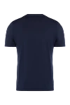 Blue men's T-shirt made of cotton Kiton - 100% cotton. Country of manufacture: Italy. Care: specialized cleaning - photo 6