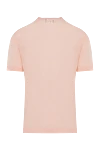 Pink cotton T-shirt for men Kiton - 100% cotton. Country of manufacture: Italy. Care: specialized cleaning - photo 6