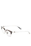 Chrome Hearts Glasses frames made of metal and plastic, brown, for men - brand logo on the frame. metal, plastic. clear. Country of manufacture: Italy. Care: specialized cleaning - photo 3