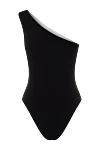 Women's black swimsuit made of polyamide and elastane Balmain - contrasting fragment, yellow buttons. 80% polyamide, 20% elastane. Country of manufacture: Italy. Care: specialized cleaning - photo 6