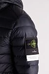 Stone Island Куртка синяя мужская из полиамида - 100% полиамид. капюшон. молния. два боковых. Утеплитель: пух. Страна производитель: Италия. Уход: специализированная чистка - фото 5