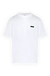 Berluti White cotton T-shirt for men - brand logo. 100% cotton. Country of manufacture: Italy. Care: specialized cleaning - photo 1