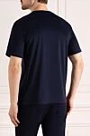 1895 Paris 3D Print T-Shirt in Navy Blue (markdown) Berluti - Decoration: brand logo. Material: 100% cotton. Country of manufacture: Italy. Care: specialized cleaning - photo 4