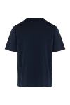 1895 Paris 3D Print T-Shirt in Navy Blue (markdown) Berluti - Decoration: brand logo. Material: 100% cotton. Country of manufacture: Italy. Care: specialized cleaning - photo 6
