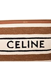 Celine Beige women's clutch made of textile. - brand logo. 100% textile. Closure: zipper. Country of manufacture: Italy. Care: specialized cleaning - photo 5