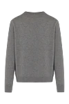 Men's gray cotton long sleeve jumper Loro Piana - 100% cashmere. Country of manufacture: Italy. Care: specialized cleaning - photo 6