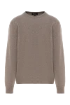 Loro Piana Cashmere jumper for men, beige - 100% cashmere. Country of manufacture: Italy. Care: specialized cleaning - photo 1