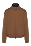 Loro Piana Men's brown nylon jacket - 100% nylon. Closure: zipper. two side pockets. Country of manufacture: Italy. Care: specialized cleaning - photo 1