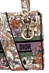 Dior Жіноча сумка з текстилю з квітковим принтом - підвіски, вишивка Dior. 100% бавовна. Розміри: 24 х 20 х 12 см. Довжина ручки 32см. Країна виробник: Італія. Догляд: спеціалізоване чищення - фото 5