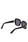 Women's black sunglasses made of plastic Dior - brand logo. 100% plastic. black. Country of manufacture: Italy. Care: specialized cleaning - photo 4