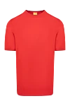 Svevo Short sleeve jumper for men, red, cotton - 100% cotton. Country of manufacture: Italy. Care: specialized cleaning - photo 1