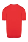 Short sleeve jumper for men, red, cotton Svevo - 100% cotton. Country of manufacture: Italy. Care: specialized cleaning - photo 6