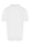 Men's white cotton jumper with short sleeves Svevo - 100% cotton. Country of manufacture: Italy. Care: specialized cleaning - photo 6