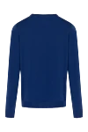 Long sleeve men's blue cotton jumper Svevo - 100% cotton. Country of manufacture: Italy. Care: specialized cleaning - photo 6