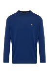 Svevo Men's blue cotton long sleeve jumper - brand logo. 100% cotton. Country of manufacture: Italy. Care: specialized cleaning - photo 1