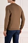 Long sleeve men's brown cotton jumper Svevo - 100% cotton. Country of manufacture: Italy. Care: specialized cleaning - photo 4