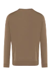 Long sleeve men's brown cotton jumper Svevo - 100% cotton. Country of manufacture: Italy. Care: specialized cleaning - photo 6