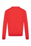 Long sleeve men's red cashmere and silk jumper Svevo - 80% linen, 20% linen. Country of manufacture: Italy. Care: specialized cleaning - photo 6