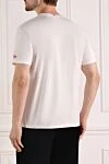 Men's white T-shirt made of cotton MC2 Saint Barth - wristwatch pattern. Composition:100% cotton. Country of manufacture: Italy. Care: specialized cleaning - photo 4