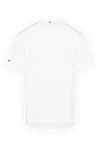 Men's white T-shirt made of cotton MC2 Saint Barth - wristwatch pattern. Composition:100% cotton. Country of manufacture: Italy. Care: specialized cleaning - photo 6