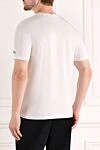 Men's white cotton T-shirt with print MC2 Saint Barth - drawing car. Composition:100% cotton. Country of manufacture: Italy. Care: specialized cleaning - photo 4