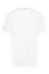 Men's white cotton T-shirt with print MC2 Saint Barth - drawing car. Composition:100% cotton. Country of manufacture: Italy. Care: specialized cleaning - photo 6