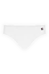 MC2 Saint Barth Men's white swimming trunks made of polyamide and elastane. - brand logo. 80% polyamide, 20% elastane. Country of manufacture: Italy. Care: specialized cleaning - photo 1