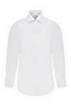 Loro Piana Shirt for men white from linen - 100% linen. Closure: buttons. one chest pocket. Country of manufacture: Italy. Care: specialized cleaning - photo 1