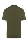 Men's green T-shirt made of cotton Loro Piana - 100% cotton. Country of manufacture: Italy. Care: specialized cleaning - photo 6