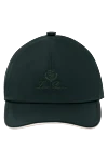 Loro Piana Men's green polyester cap - brand logo. 100% polyester. Country of manufacture: Italy. Care: specialized cleaning - photo 1