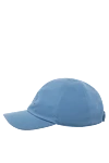 Loro Piana Men's blue cap made of cotton - brand logo. 100% cotton. Country of manufacture: Italy. Care: specialized cleaning - photo 3