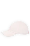 Loro Piana Men's pink cap made of cotton - brand logo. 100% cotton. Country of manufacture: Italy. Care: specialized cleaning - photo 3