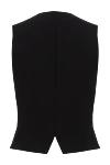 Women's black wool and viscose vest with four buttons Zimmermann - 65% wool, 35% viscose. button. two side pockets. Country of manufacture: Italy. Care: specialized cleaning - photo 6