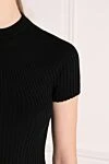 Balmain Women's black wool top - brand logo. 100% wool. Country of manufacture: Italy. Care: specialized cleaning - photo 5