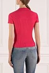 Women's pink wool top Balmain - brand logo. 100% wool. Country of manufacture: Italy. Care: specialized cleaning - photo 4