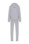 Gray melange men's tracksuit with hood Brunello Cucinelli - melange. hood. 93% cotton, 7% polyamide. Closure: drawstring. Country of manufacture: Italy. Care: specialized cleaning - photo 6