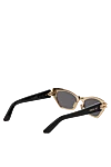 Women's yellow sunglasses made of plastic Dior - brand logo. plastic frame. black. Country of manufacture: Italy. Care: specialized cleaning - photo 4