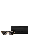 Dior Women's yellow sunglasses made of plastic - brand logo. plastic frame. black. Country of manufacture: Italy. Care: specialized cleaning - photo 5