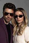 Women's yellow sunglasses made of plastic Dior - brand logo. plastic frame. black. Country of manufacture: Italy. Care: specialized cleaning - photo 6
