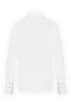 Peserico Women's white shirt made of cotton and elastane - 96% cotton, 4% elastane. Closure: buttons. Country of manufacture: Italy. Care: specialized cleaning - photo 5