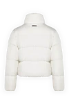 Peserico Women's white polyester jacket - 100% polyester. Closure: zipper. two side pockets. Country of manufacture: Italy. Care: specialized cleaning - photo 5