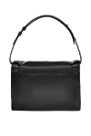 Women's black bag made of genuine leather Salce197 - 100% genuine leather. flap. Handles: adjustable shoulder strap. Country of manufacture: Italy. Care: specialized cleaning - photo 4