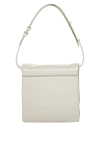 Women's white bag made of genuine leather Salce197 - 100% genuine leather. flap. Handles: adjustable shoulder strap. Country of manufacture: Italy. Care: specialized cleaning - photo 4