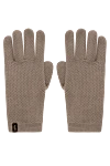 Moorer Women's brown cashmere gloves - brand logo. 100% cashmere. Country of manufacture: Italy. Care: specialized cleaning - photo 1