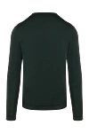 Men's green wool jumper Moorer - 100% wool. Country of manufacture: Italy. Care: specialized cleaning - photo 6